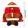 thumbnail image 5 of Football Plush Pillow Fluffy Durable Football Pillows Stuffed Football Throw Pillow Soft Sports Ball Interactive Football Creative Room Decor Birthday Party Gift for Kids 7.9 Inches, 5 of 6