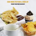 thumbnail image 4 of Bandejas Nacho AHKUNMT, 50 unidades, desechables, 650 ml, de plástico con soporte para chips, 4 of 7