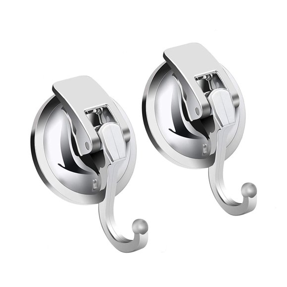 Heavy Duty Vacuum Suction Cup Hooks (2Pack), Specialized For Kitchen&Bathroom&Washroom Organization
