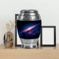 thumbnail image 4 of MUKTIVE Galaxy Urns for Human Ashes Adult for Burial, Adult Combo Urn for Human Cremation & Funeral, Large Blue Urn for Ashes Adult Male, Memorial Gifts for Loss of Mom(1 Large, 4 Small), 4 of 7