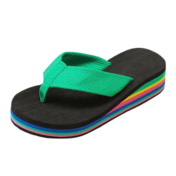 ibiyuan Brown Flip Flops Women Black Thong Sandals Non- Thick Sole Summer Slippers for Women Lightweight Womens Walking Shoes