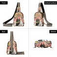 thumbnail image 7 of FORMRS Womens Crossbody Sling Bag Travel Daypack Shoulder Chest Backpack, Abstract Boat Ride, 7 of 7