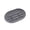 Gray, variant on Oval Silicone Soap Dish with Drain Holes, Non Slip Bathroom Soap Container, Practical Shower and Sink Accessory to Keep Bar Soap Dry and Neat for Daily Household Use, White