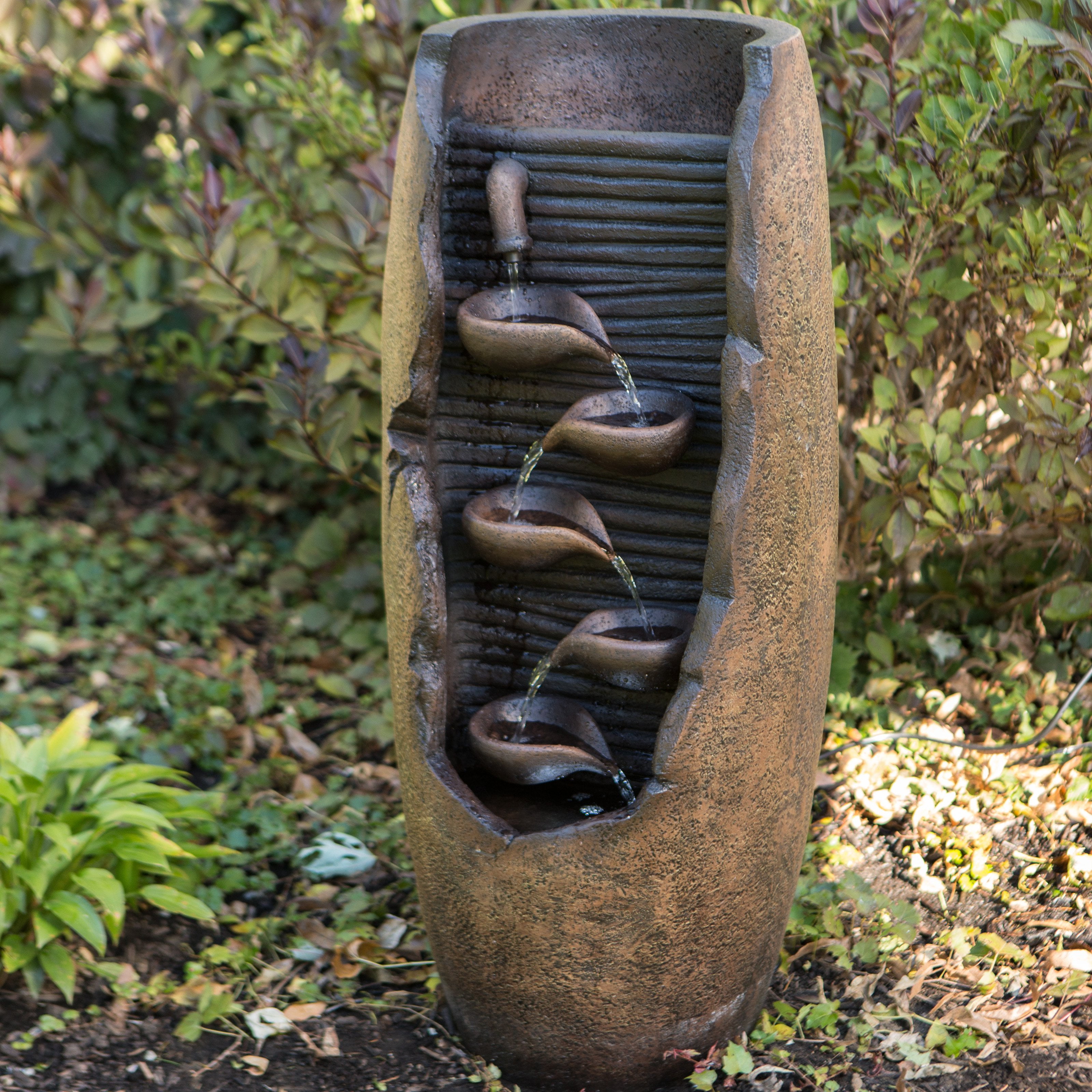 falling water indoor/outdoor fountain - walmart falling water indoor/outdoor fountain - walmart