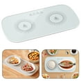thumbnail image 5 of Multifunctional Food Warming Tray with Rapid 10 Second Heating 50W Constant Temperature Control Smart Warming PlateforMeal Preservation Glass Surface Hot PlateforHousehold Use and Party Serving, 5 of 10