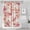Pink Bichon Frise-1, variant on Husky Dog Flower Floral Shower Curtain 36"x72" ,Bathroom Decorative Shower Curtains Set with 12 Hooks,Modern Waterproof Washable Shower Curtain