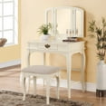 thumbnail image 4 of Linon Brinley Vanity Set - Off White, 4 of 22