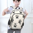 thumbnail image 6 of FORMRS Unisex School Backpack 17" Student Travel Bag with Laptop Compartment, Cute Cat Paw, 6 of 7