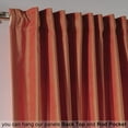 thumbnail image 5 of 3S Brother's Extra Long Solid Luxury Matte Velvet Soft Curtain Yam Orange Single Panel Hanging Back Tap & Rod Pocket Home Décor 5-25 Feet Custom Made Curtains -Made in Turkey Each(52"x108"), 5 of 7