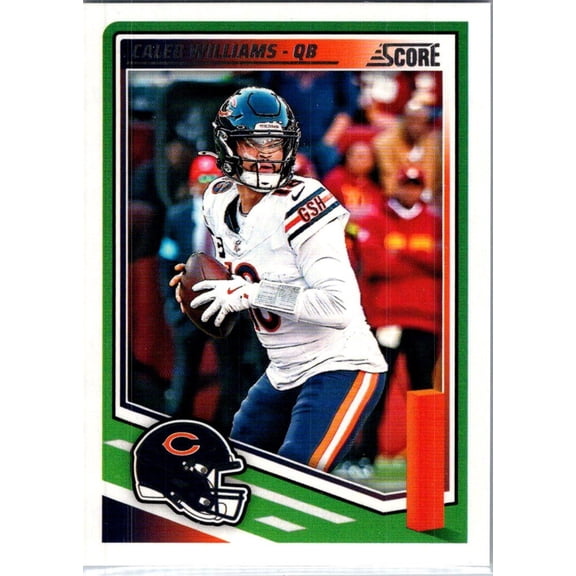 2025 Panini Score Caleb Williams #107 Football Card Chicago Bears Chicago Bears NFL Football Trading Card