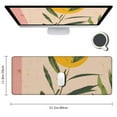 thumbnail image 2 of nygtbtfer Geometric Shapes Small Mouse Pad,Washable Round Cloth Mousepad for Office Laptop Computer,Non-Slip Rubber Base Mouse Pads for Wireless Mouse 31.5x11.8 in, 2 of 6