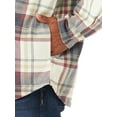 thumbnail image 4 of Wrangler Authentics Men's Long Sleeve Sherpa Lined Shirt Jacket, Light Beige Heather, Small, 4 of 5