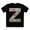 Black, variant on Letter Shirt, Shirt with Letters, Tee Shirt with Gold Letters