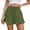 BY51_Green, variant on Women's Shorts 2026 Summer Casual Cute Ruffle Shorts Comfy Elastic Waist Drawstring Pleated Short Mint Green XL