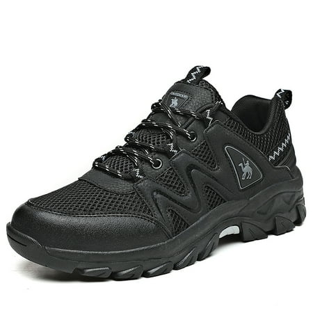 

Men s Mountaineering Mesh Shoes Non-slip Wear-resistant Sports Sneakers For Hiking Camping Trekking Winter Outdoor