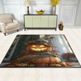 thumbnail image 3 of Non-Slip Area Rug 63x48in Indoor Washable Floor Mats Carpet Printed for Living Room, Bedroom, Home Decor Spooky Halloween Scene, 3 of 7