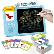 510 Words Talking Flash Cards LCD Writing Tablet for 3-8 Years Toddlers, Drawing Board Pad Toy for Boys Girls Kids Birthday Gifts, Preschool Montessori Speech Therapy Autism Toys, Blue