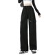 thumbnail image 5 of Pantalones de chándal de estilo otoño e invierno para mujer, de estilo callejero, de moda, con múltiples bolsillos, holgados y atados al tobillo, 5 of 5