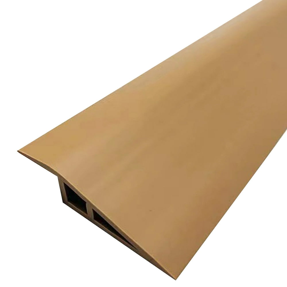 Bande de Transition de Sol 10/15mm Auto-Adhésive Imperméable en PVC Découpable Résistante à l'Usure pour Tapis, Carrelage, Entrée, Seuil, Fournitures pour la Maison