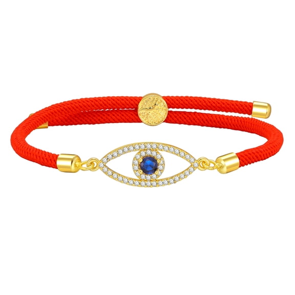 Evil Eyes Braided Rope Bracelet for Women Evil Eyes Charm Adjustable Nylon Cord Bracelet
