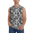 thumbnail image 1 of Fotbe Yin Yang With Black And White Men's Camiseta sin Mangas Estampada para Hombres, Playera Casual para Gimnasio, Entrenamiento, Playa-XX-Large, 1 of 7