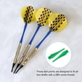thumbnail image 6 of Uxcell Plastic Dart Tips 100 Pack 2BA Thread Soft Dart Tips Green, 6 of 7