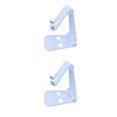 thumbnail image 1 of Destyer 1/2/3/5 Réglable Pliable Support de Téléphone Portable Support de Tablette Support Universel Blanc 2PCS, 1 of 6