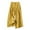 Yellow, variant on felwors Women' s Culottes Linen Blend Wide Leg Pants Elastic Waist Casual Palazzo Trousers with Pockets Capris Beige, L