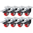 thumbnail image 1 of Paquete de 8 unidades Best Service de Caster Wheels Online con freno de 2 a 5 pulgadas, 1 of 6