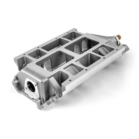 Speedmaster 1-149-005-02 Compatible with Chevy BBC 454 6-71 8-71 Supercharger Aluminum Intake Manifold [Machine Polished]