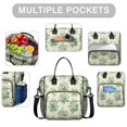 thumbnail image 2 of OBREWU Pioneer Flower Women's Insulated Leakproof Large Lunch Bag, Oxford Cloth, 2 of 7