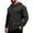 Black, variant on Fnnxeal Mens Fall Jackets Casual Solid Hoodide Multi-Pockets Long Sleeves Outwear Black Jackets for Men Size 2XL