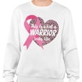 thumbnail image 2 of What a Warrior Looks Like Sweatshirt Unisex 2X-Large White, 2 of 5