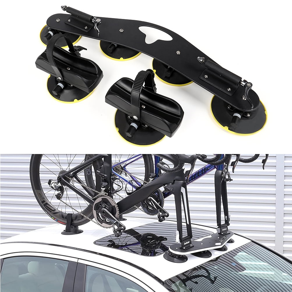 Details about   Bicycle Carrying Frame Car Roof Rack Suction Cup Type Roof-Top Car Rack Carrier 