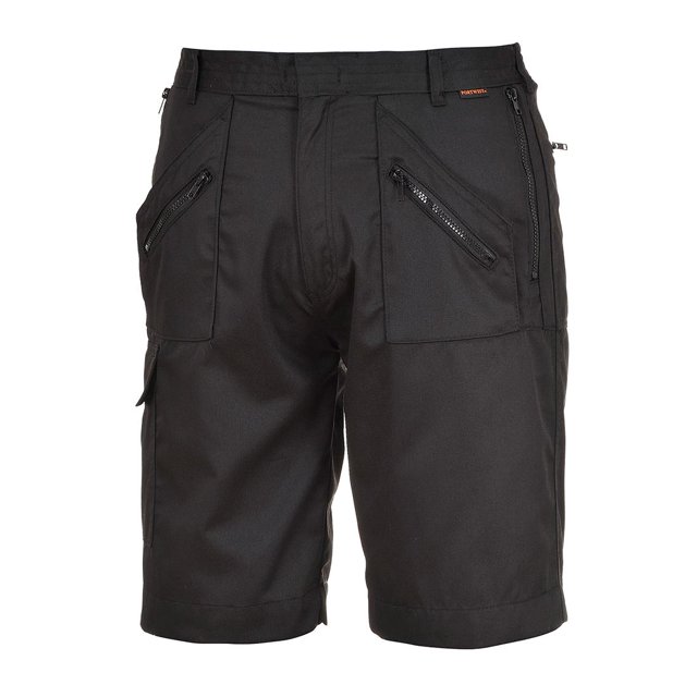Portwest - Pantalones Cortos Action para Hombre (Negro)