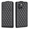 thumbnail image 4 of Flip Wallet Case for iPhone 14, PU Leather Magnetic Snap Folio Cover with Card Holder, Kickstand Function - TPU Shockproof Durable Protective Phone Case for iPhone 14, Black, 4 of 7