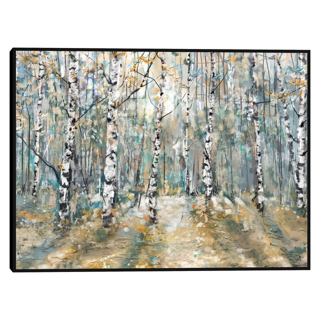 Cuadro Decorativo - Árboles de caleidoscopio II Jr Impresión en canvas, estrechado