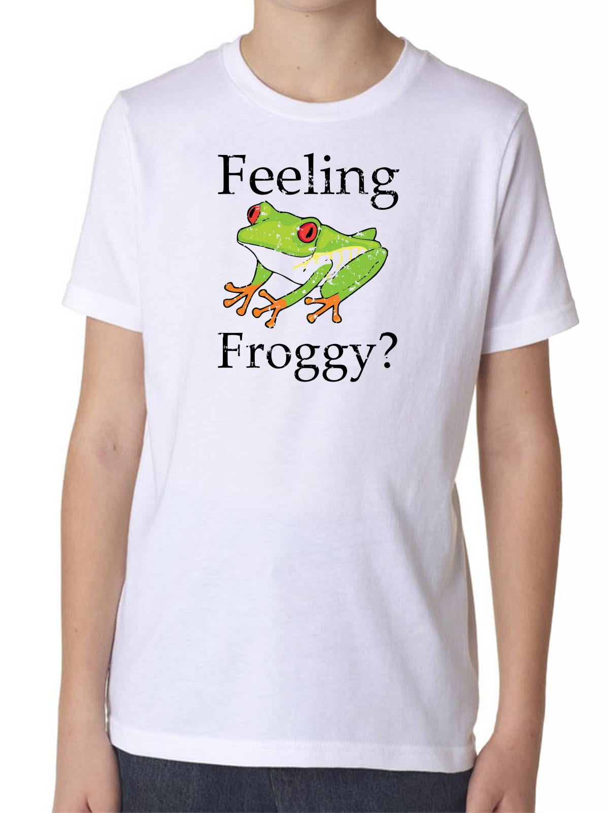 Hollywood Thread - Feeling Froggy - Exotic Frog Reptile Graphic Boy's ...