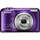 thumbnail image 2 of Nikon Coolpix A10 - Cámara Digital - Compacta - 16,1 MP - 720p / 30 fps - zoom Óptico 5x - Arte Lineal Morado, 2 of 3