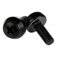 thumbnail image 1 of StarTech.com M6 x 12mm - Screws - 50 Pack, Black - M6 Mounting Screws for Server Rack & Cabinet (CABSCREWSM6B) - Screw kit - black (pack of 50) - for P/N: RACK-18U-20-WALL-OA, RACK-21U-20-WALL-OA, RACK-24U-20-WALL-OA, RK12OD2, RK3236BKF, 1 of 4