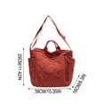 thumbnail image 3 of EGNMCR Organization and Storage, Storage Bins, Storage Containers Commute Large Capacity Tote Bag Student Class Shoulder Bag Padded Crossbody Bag Soft Handheld Cloth Bag For Women Storage ba, 3 of 5