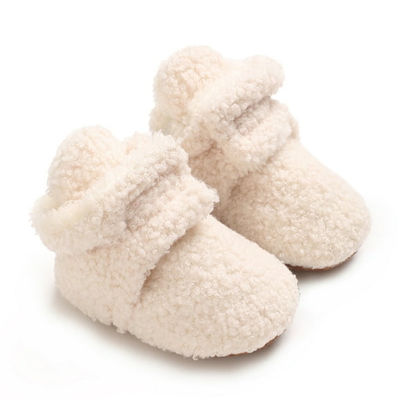 Infant Baby Girls Boys Toddler Shoes Boots Anti-slip Warm Soft Slippers Socks