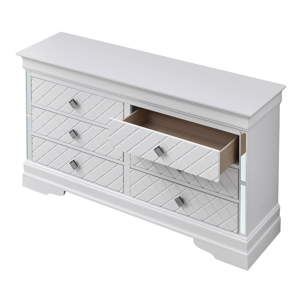Glory Furniture Verona G6790-D Dresser , Silver Champagne