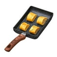 thumbnail image 2 of yuksok Japanese Omelette Pan Breakfast Helper Mini Frying Pan Frying Pan, for kitchen Wood Handle S, 2 of 8