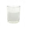 Zest Candle CVC-020 White Citronella Round Glass Votive Candles -12pc-Box
