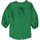 thumbnail image 2 of Ralph Lauren Womens Georgette Button Up Shirt, green, Plus Size, 1X, 2 of 2