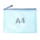 thumbnail image 4 of Bolsa de archivo de cuadrícula A4, bolsa con cremallera multiespecificación gruesa, bolsa de archivo de almacenamiento de oficina, bolsa de papelería de clasificación de estudiantes, 4 of 4