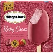 HÄAGEN-DAZS® Ruby Cacao Ice Cream Bars 3 x 72 ml