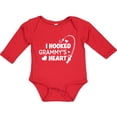 thumbnail image 3 of Inktastic I Hooked Grammy's Heart with Fishing Rod Boys or Girls Long Sleeve Baby Bodysuit, 3 of 5