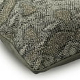 thumbnail image 2 of Decorative Silver Throw Pillows Couch, 20x20 inch (50x50 cm) Faux Leather & Suede Zippered Pillow Covers, Pillow Covers with Beaded & Print, Animal Print, Modern Pillowcase - Wild Side, 2 of 3